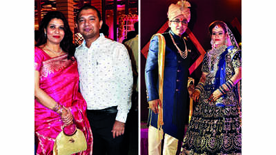 Wedding vows for Abhishek and Vandana in Kanpur
