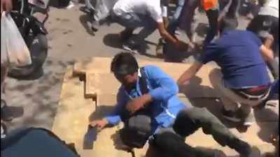 Several BJP leaders injured after stage collapses in Indore rally