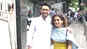 Sanya Malhotra, Vikrant Massey spotted at Mukesh Chabbra's office