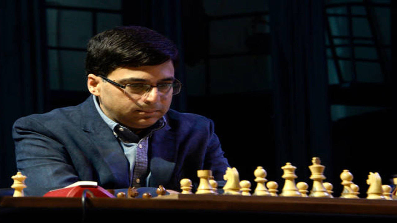 World Chess Champion Viswanathan Anand during launch of Mind News Photo  - Getty Images