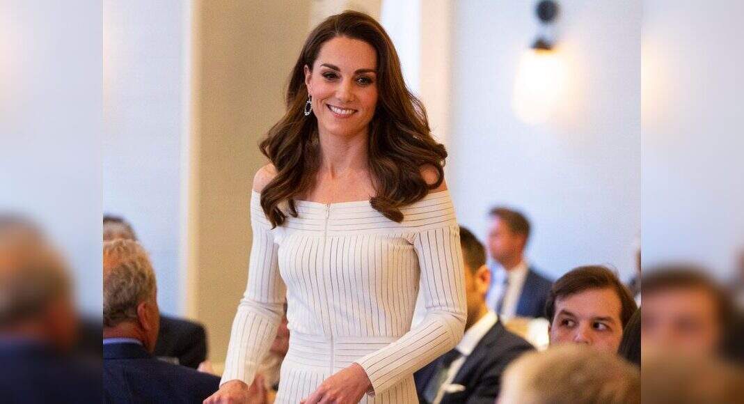 kate middleton black tie dress