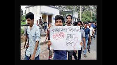 Protests on at Murshidabad, Burdwan medical colleges