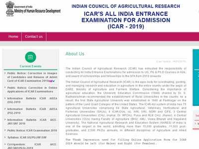 NTA to release ICAR AIEEA 2019 admit card today @ntaicar.nic.in