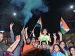 World Cup 2019: Fans celebrate India's victory over Pakistan