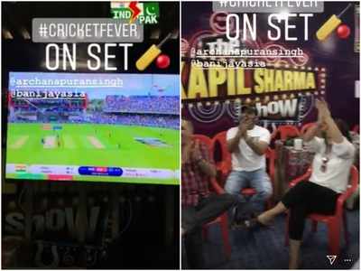 The Kapil Sharma Show: Kapil and team cheer for team India as they play against Pakistan