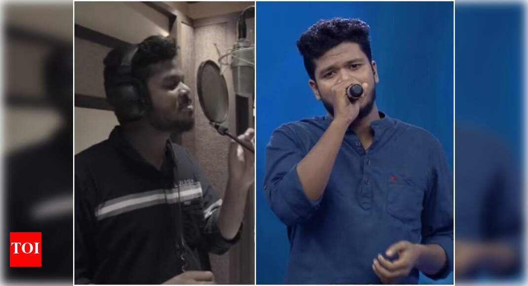 Pookkalam Varavayi Sa Re Ga Ma Pa Keralam Contestant Sreejish Croons The Theme Song Of Pookalam Varavayi Times Of India