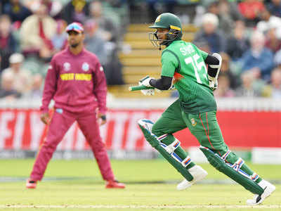 West Indies vs Bangladesh Highlights, World Cup 2019: Shakib Al Hasan hits century as Bangladesh beat West Indies by 7 wickets