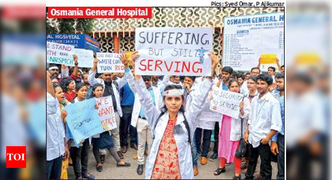 Doctors Strike: Protests Rock Corporate Hospitals | Hyderabad News ...