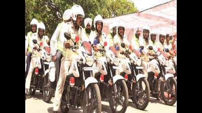 Panchkula traffic police get 25 new bikes