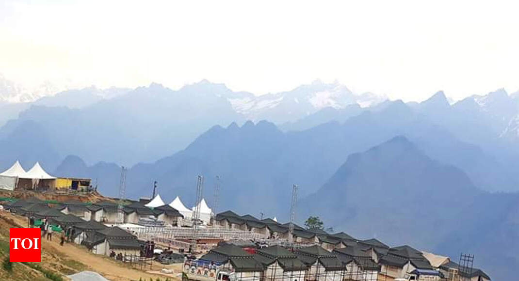 Photos: Court bans chopper sorties at Gupta family wedding venue in Auli | Dehradun News - Times of India