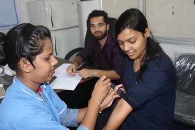 A health camp for 150 people in BU