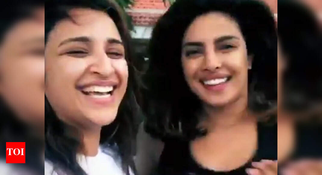 Watch This Throwback Video Of Priyanka Chopra And Parineeti Chopra Having Fun In The Rain Will Put A Smile On Your Face Hindi Movie News Times Of India
