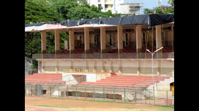 Mangala stadium pavilion on verge of collapse