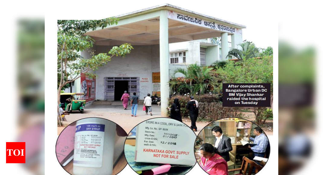 Kr Puram Hospital Patients Get Expired Drugs Bengaluru News Times Of India