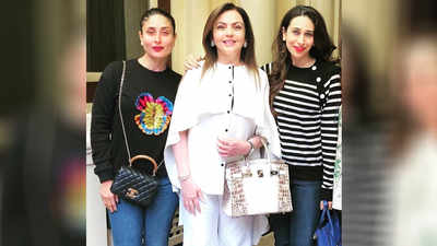 Kareena Kapoor, Karisma Kapoor and Nita Ambani make for a pretty picture!