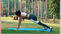 Plank with leg twist