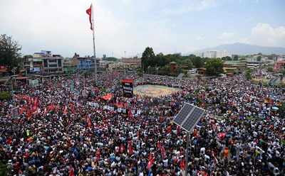 Thousands march in Kathmandu demanding scrapping of Guthi Bill
