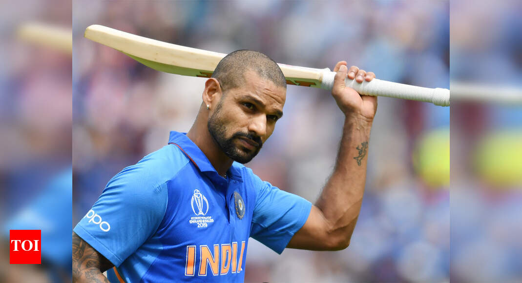 Shikhar Dhawan posts emotional message after being ruled out of World
