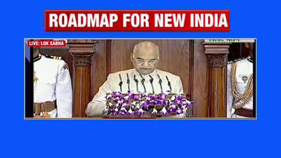 President Ram Nath Kovind addresses Parliament