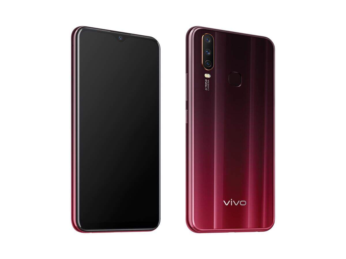 Vivo Y12 With 5000mah Battery And Triple Rear Camera Setup Launched In India Price Specs And More Times Of India