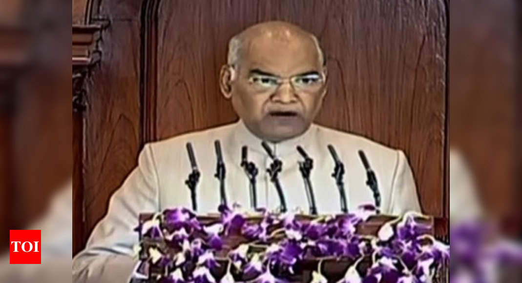 President Ram Nath Kovind Addresses Joint Sitting Of Parliament: Full ...