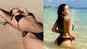 Natasa Stankovic raises the temperature on the beach