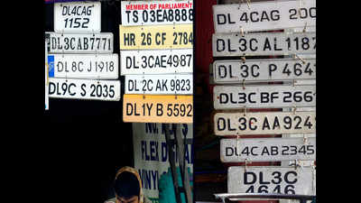 Delhi: Now, choose registration number at time of buying car