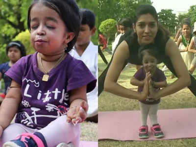 World's tiniest woman doing yoga is so inspiring!