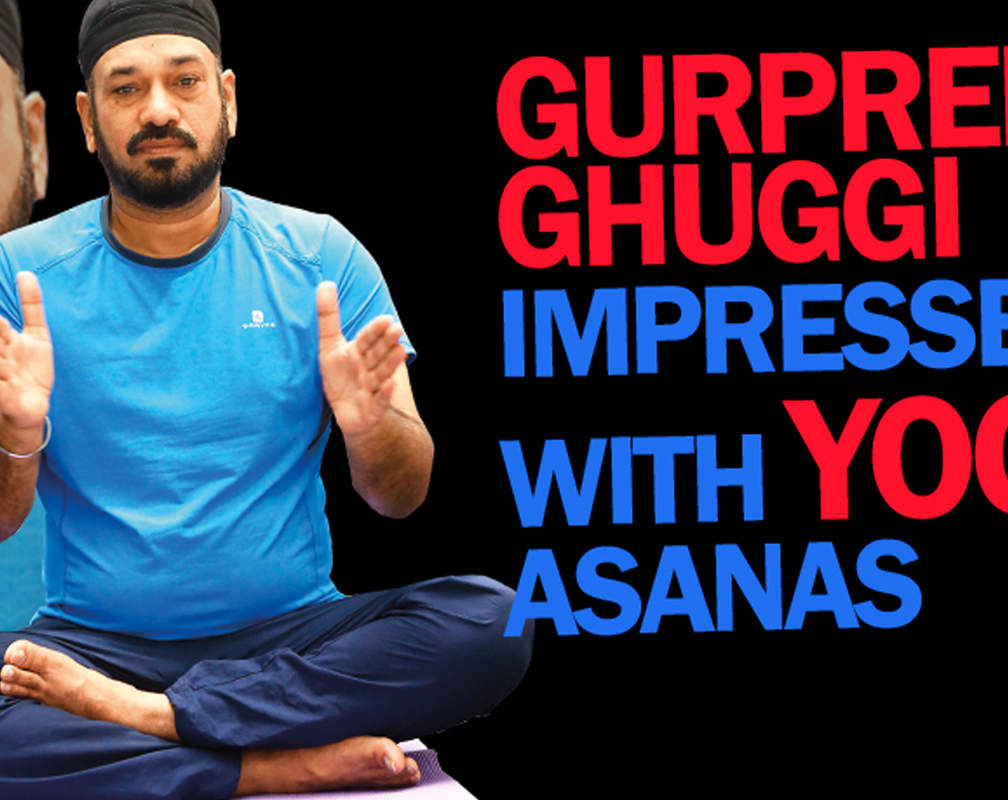 
Gurpreet Ghuggi does yoga on International Yoga Day
