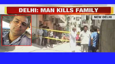 Depressed Delhi tutor slits throats of 3 kids, wife