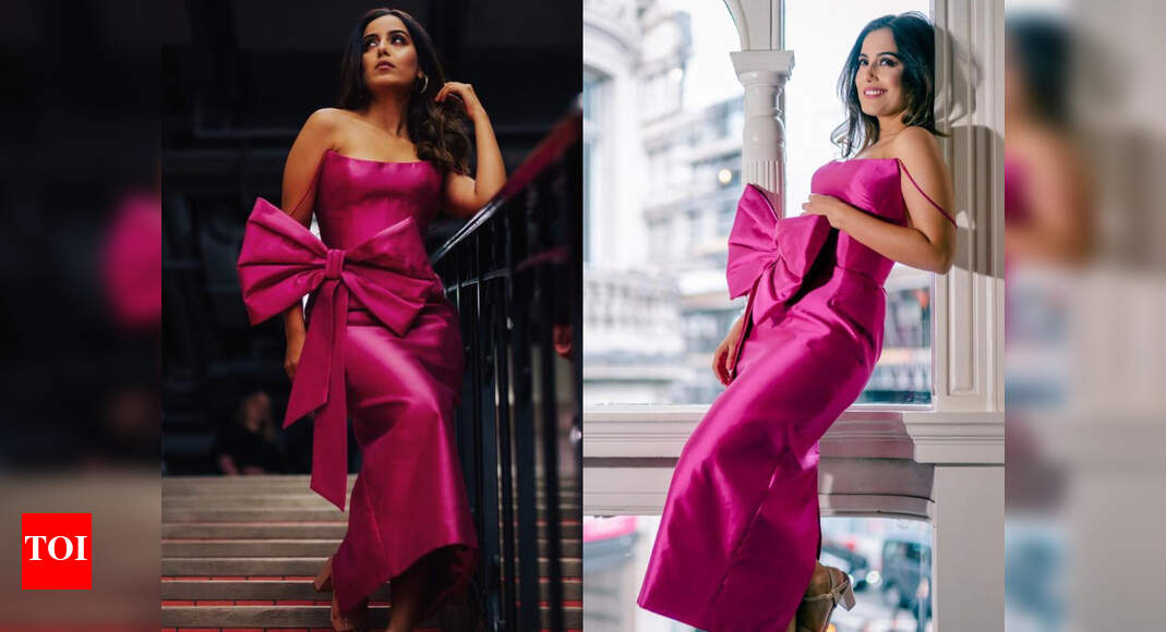 Bigg Boss 12 fame Srishty Rode pulls off the ‘bow’ trend in this pink ...