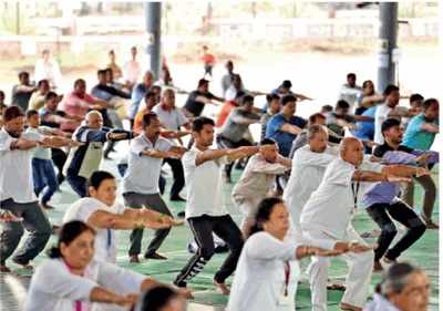 Kolhapur celebrates International Day of Yoga