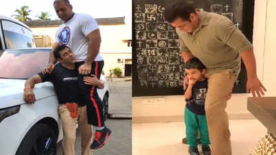 Watch! Salman Khan’s hilarious videos with his nephews