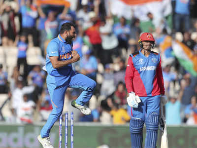 India vs Afghanistan, ICC World Cup: Shami claims hat-trick as India beat Afghanistan in a last-over thriller