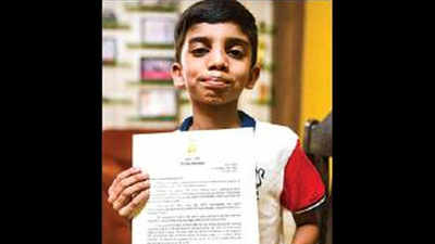 Chennai boy gets letter from PM Modi