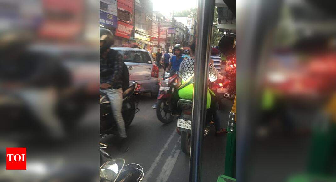 No traffic rules here Times of India