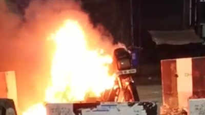 Hyderabad: Man sets 9 bikes on fire, arrested