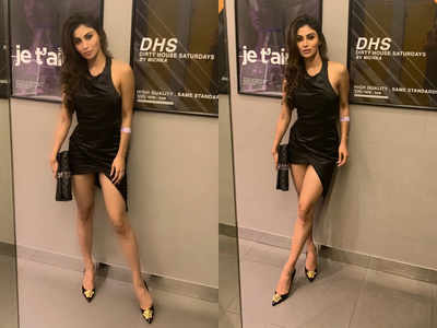 Mouni Roy's black wrap dress is too HOT to handle!