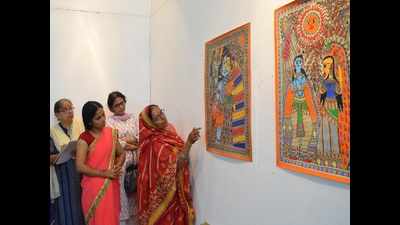 Artists discuss the history and origin of Madhubani painting