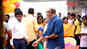 Veteran actor Sathyaraj and bodybuilder M Kamaraj inagurated bodyzeal gym in Coimbatore