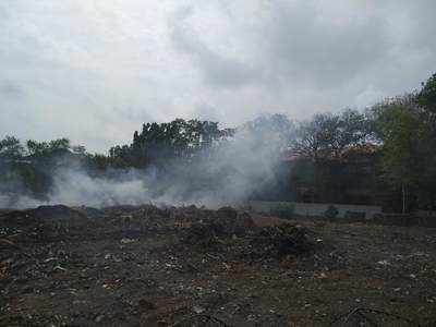 Garbage burning by Army officials