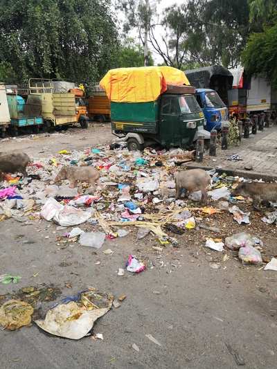 Market Yard or Dump yard - Times of India