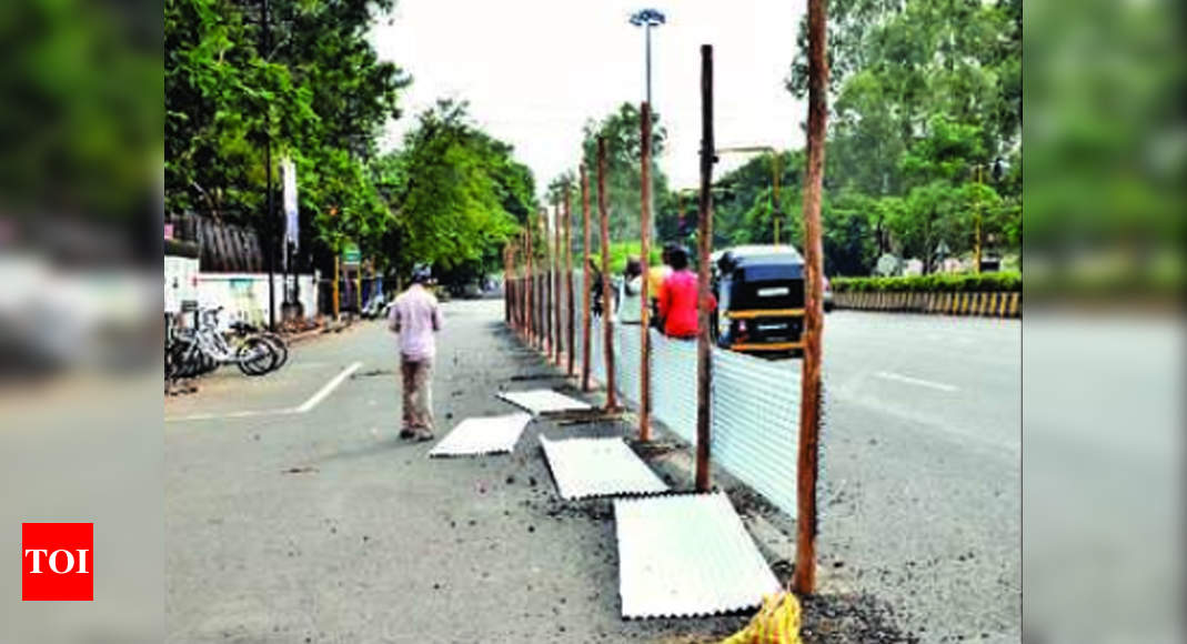 NMC plans to create 650metre barrierfree stretch on Trimbak Road