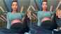 Amy Jackson flaunts baby bump post yoga session, shares daily food VS gym battle