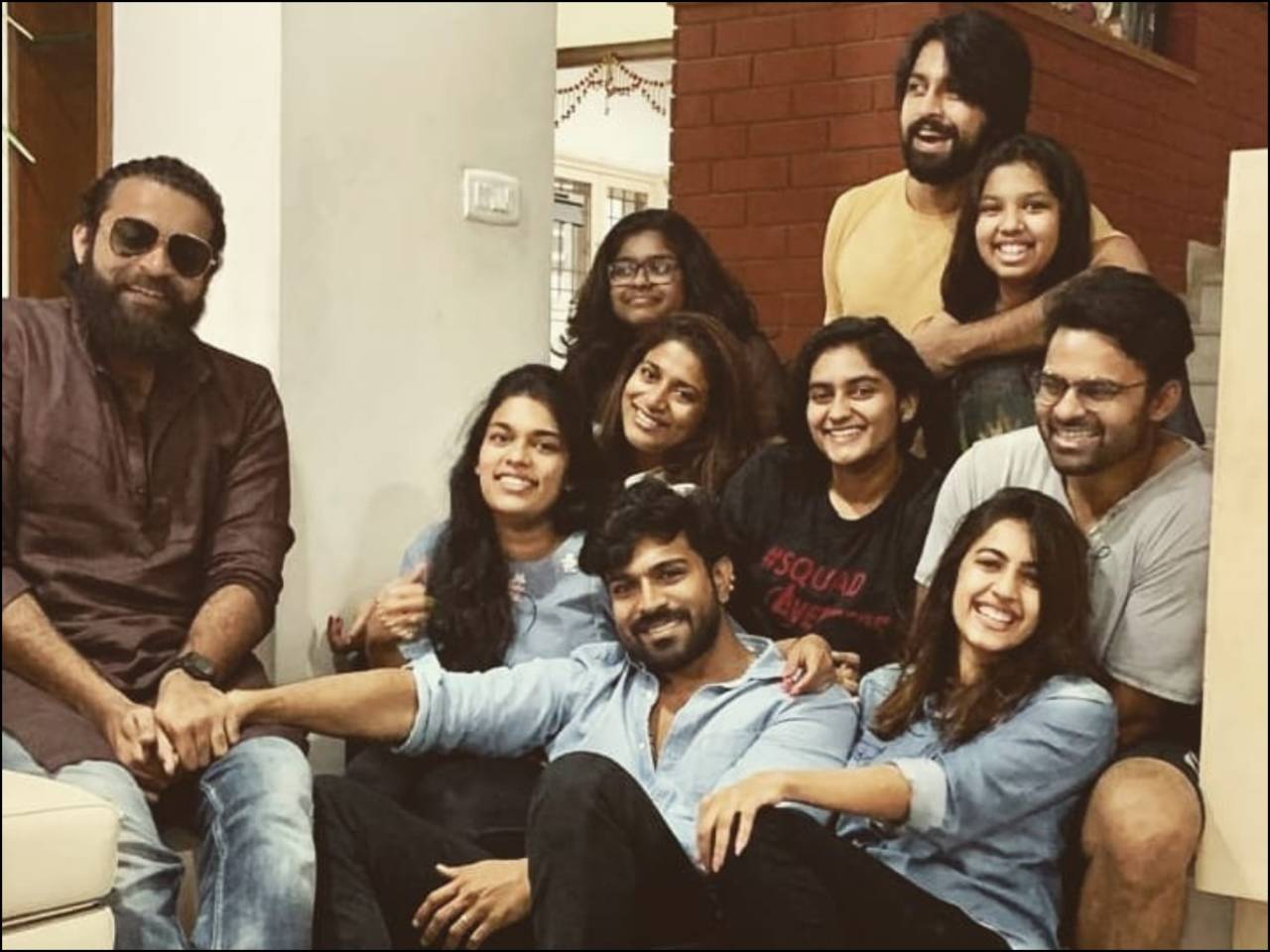 Family Time for Konidela household! Ram Charan poses with his ...