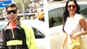 Kiara Advani, Karan Johar spotted outside restaurant in Mumbai