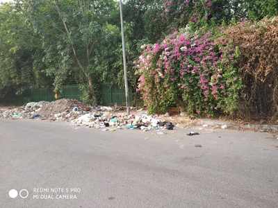Heap of garbage on Ring Road