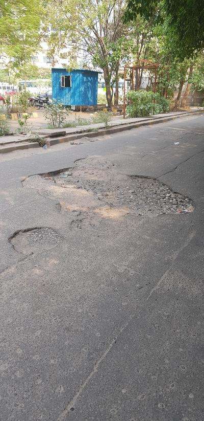 Mayur Vihar road broken for more than 2 years
