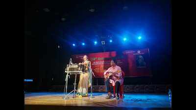 Rabindra Sangeet performed at Rabindra Mandap