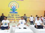 Deputy CM Keshav Prasad Maurya leads Yoga Day celebrations in Prayagraj